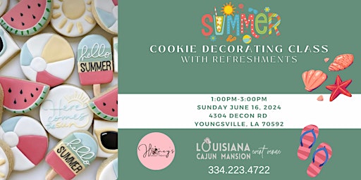 Image principale de Summer Fun Cookie Decorating Class