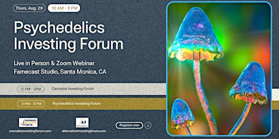 Imagem principal do evento Psychedelics Investing Forum