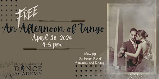 Imagem principal do evento FREE Argentine Tango Class