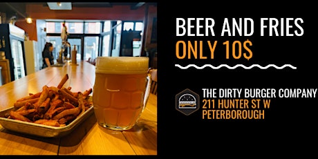 Thirsty Thursday: $10 Premium Beer and Fries Special