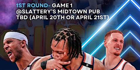 Primaire afbeelding van Knicks Playoffs Game 1 Watch Party