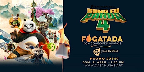 Imagen principal de KUNG FU PANDA 4 | Fogatada con Cine