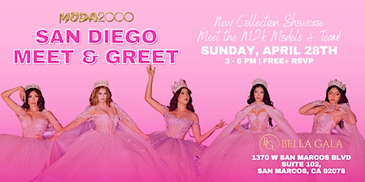 Primaire afbeelding van SAN DIEGO Moda 2000 Meet & Greet / New Quince Collection Showcase