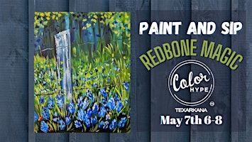 Imagem principal do evento "Texan Meadow" Paint and Sip with ColorHype TXK at Redbone Magic