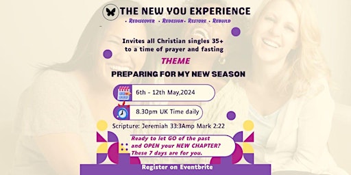 Imagen principal de THE NEW YOU EXPERIENCE for Older Christian Singles (35+)