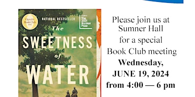 Primaire afbeelding van Sumner Hall Book Club - June Meeting