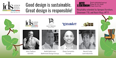Panel Discussion: "Good design is sustainable. Great design is responsible"