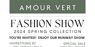Amour Vert 2024 Spring Fashion Show primary image