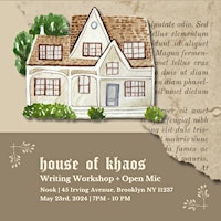Imagem principal do evento House of Khaos | Writing Workshop + Open Mic