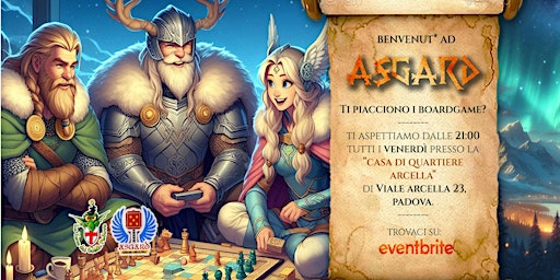 Imagem principal do evento Serata Ludica Asgard - Casa di quartiere Arcella