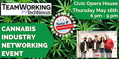 Tony P's Cannabis Industry Networking Event: Thursday May 16th primary image