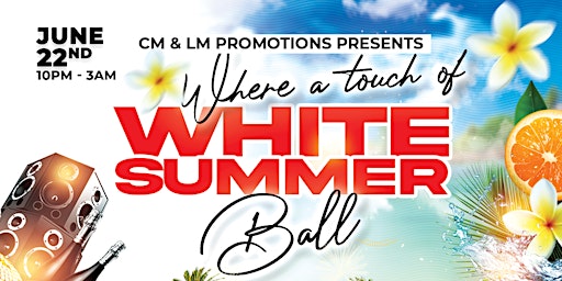 Imagem principal do evento Where a touch of white summer ball