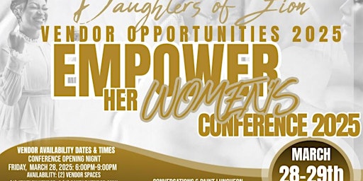 Vendor Opportunities for Empower Her Women's Conference  primärbild