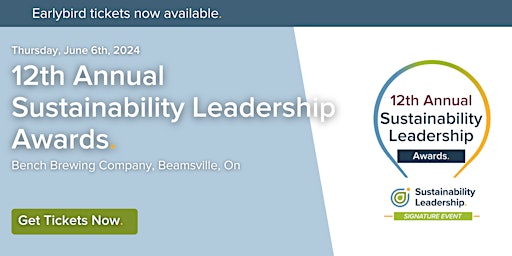 12th Annual Sustainability Leadership Awards  primärbild