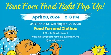 First Ever Food Fight Pop Up