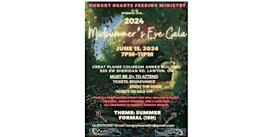 Imagem principal do evento Hungry Hearts Feeding Ministry' s Midsummer's Eve Fundraiser Gala