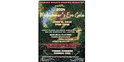 Imagen principal de Hungry Hearts Feeding Ministry' s Midsummer's Eve Fundraiser Gala