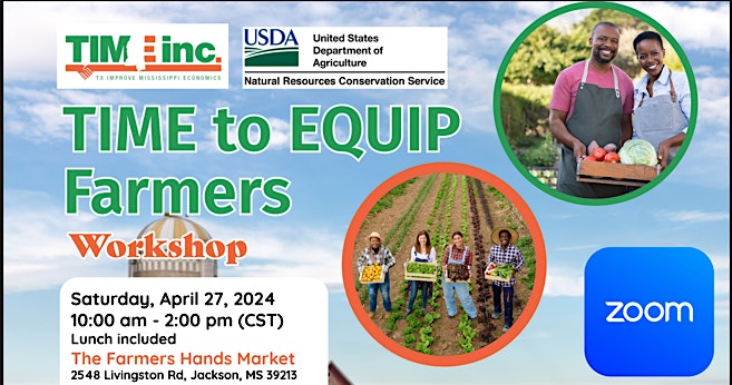 TIME to EQIP Farmers Workshop-May 17