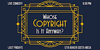 Imagem principal de Whose Copyright is It Anyway?