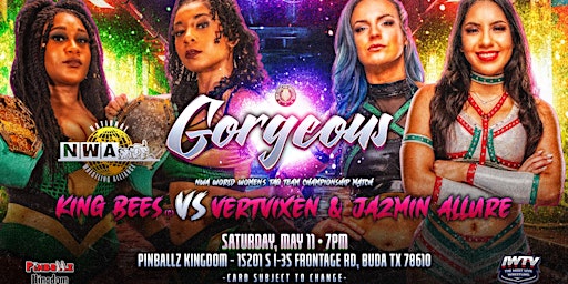 Imagem principal do evento New Texas Pro Wrestling Presents: “Gorgeous”