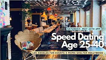 Imagem principal do evento Los Angeles Speed Dating - More Dates, Less Wait! (Ages 25-40)