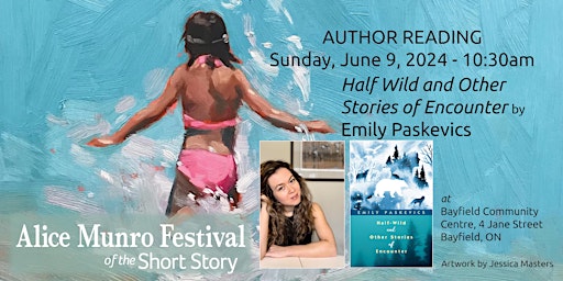 Author Reading by Emily Paskevics:  Half Wild and Other Stories...  primärbild