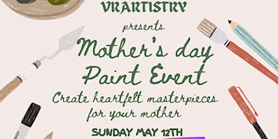 Imagem principal do evento Mother's day Paint Event by Vibha (VRARTISTRY)