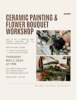 Imagen principal de Ceramic Vase Painting & Flower Bouquet Workshop