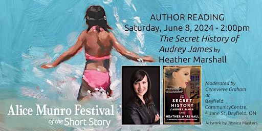 Imagem principal do evento Author Reading by Heather Marshall:   The Secret History  of Audrey James