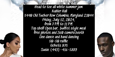 All white summer jam