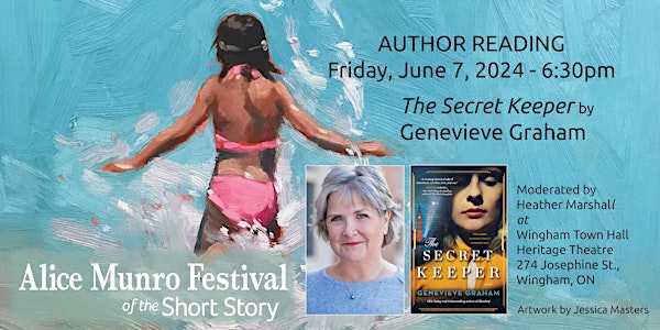 Author Reading by Genevieve Graham:   The Secret Keeper
