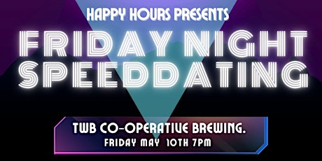 Friday Night Speed Dating Ages 40-50 @TWB (Female tix sold out)