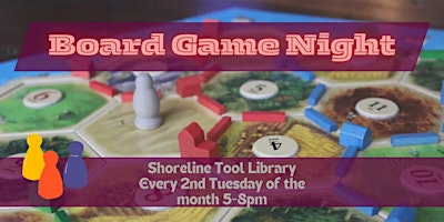 Game Night at Shoreline Tool Library  primärbild