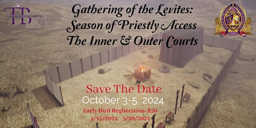 Primaire afbeelding van Gathering of the Levites: Season of Priestly Access - Inner & Outer Courts