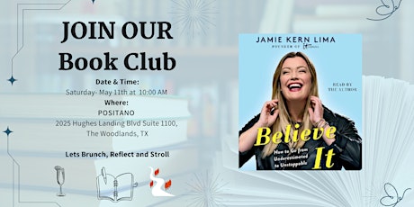 North Houston Growth Mindset Book Club - 2nd Meetup - Believe it by Jaime Kern Lima