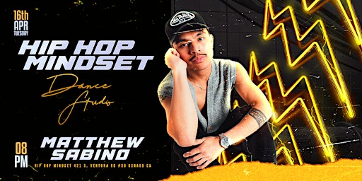 Primaire afbeelding van Hip Hop Mindset Class With Matthew Sabino!