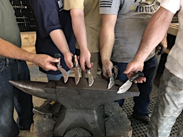 Imagen principal de Railroad Spike Knife Class at War Horse Forge