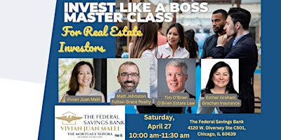 Imagem principal do evento Invest Like A Boss Master Class for Real Estate Investors