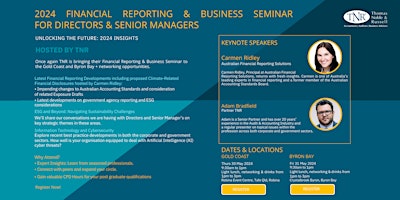 Imagem principal do evento TNR Financial Reporting & Business Seminar 2024