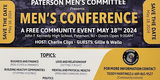 Imagem principal do evento Paterson Men’s Conference