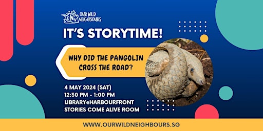 Imagem principal do evento Why did the pangolin cross the road? by Singapore Pangolin Working Group