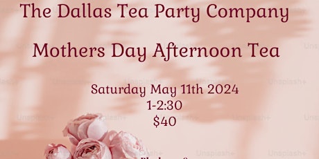 Mother’s Day Afternoon Tea