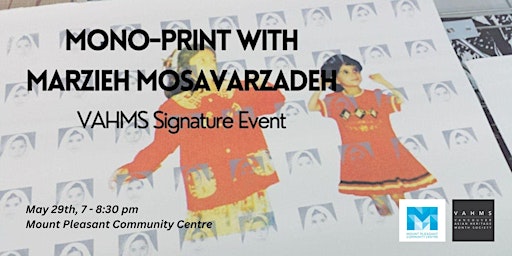 Imagem principal do evento Mono-Print with Marzieh Mosavarzadeh
