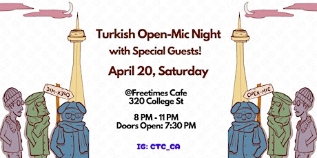 Canada Turkish Comedy Stand Up Night - OPEN MIC (Turkish)
