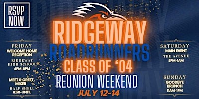 Primaire afbeelding van Ridgeway High School Class Of 2004 20th Class Reunion Weekend