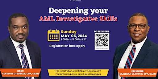 Deepening your AML Investigative Skills primary image