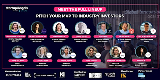 Imagem principal de Startup&Angels | Pitch Your MVP | Sydney