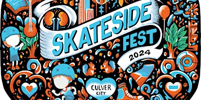 Imagem principal do evento SKATESIDE FEST - CULVER CITY'S COOLEST SKATE PARTY