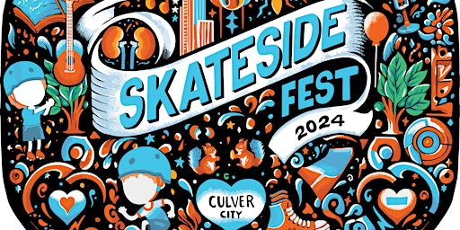 Immagine principale di SKATESIDE FEST - CULVER CITY'S COOLEST SKATE PARTY 