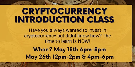 Cryptocurrency Introduction 101 Class